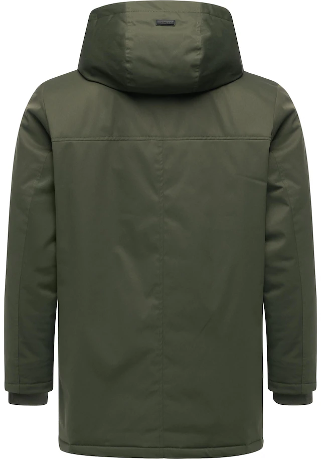 Ragwear Kurzmantel »Parcan Twill YOUMODO« wasserdichter Herren Winterparka