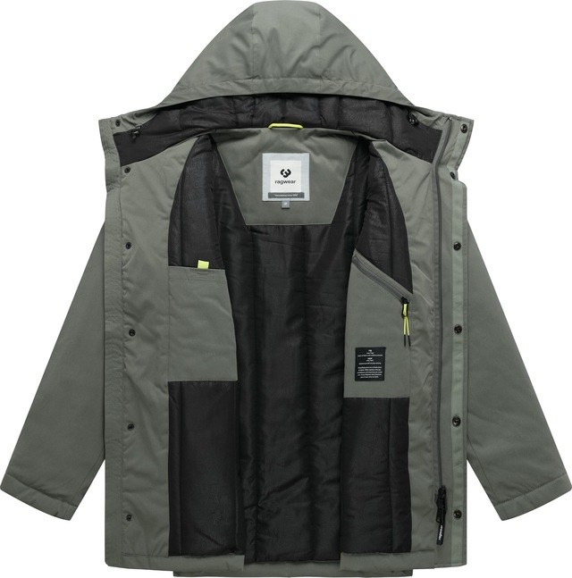 Ragwear Kurzmantel »Parcan Twill YOUMODO« wasserdichter Herren Winterparka