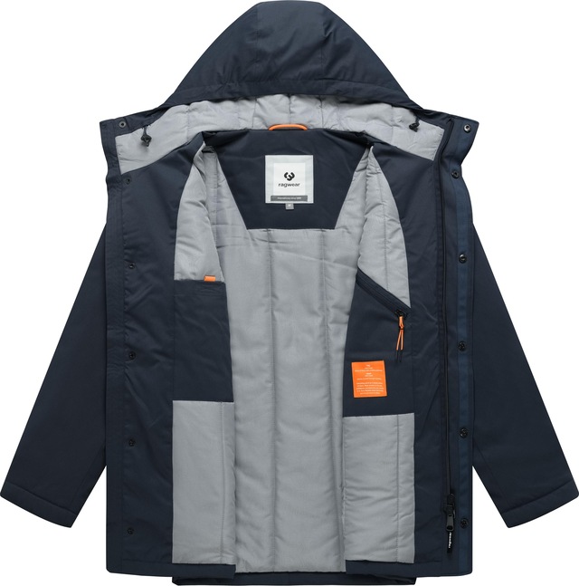 Ragwear Kurzmantel »Parcan Twill YOUMODO« wasserdichter Herren Winterparka