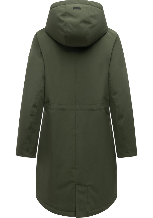 Ragwear Softshellmantel »Itiga« Wasserdichter Übergangsmantel mit Taillenzugband