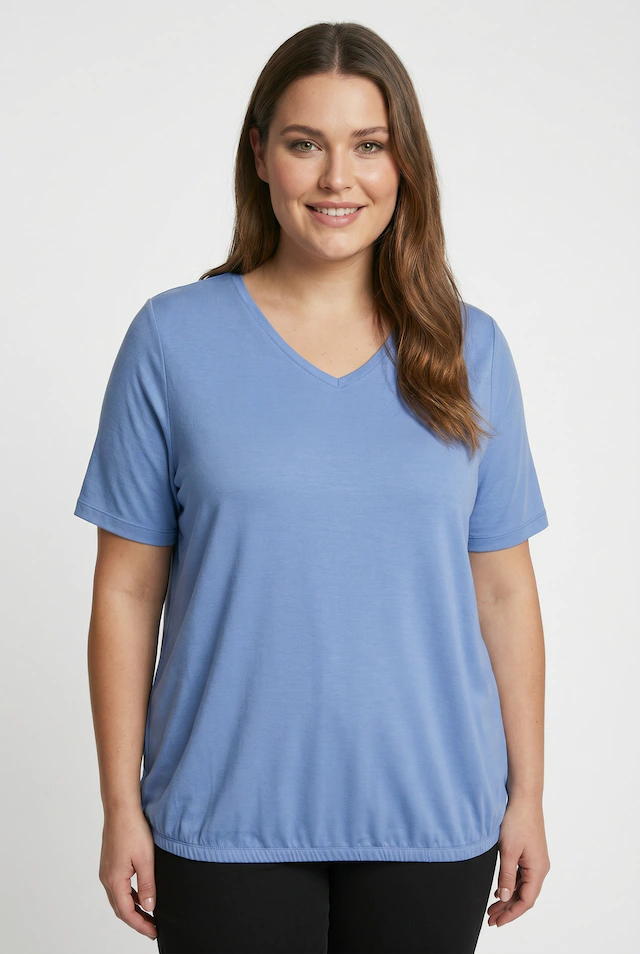 ONLY CARMAKOMA V-Shirt »CARCORAL S/S V-NECK TEE JRS«