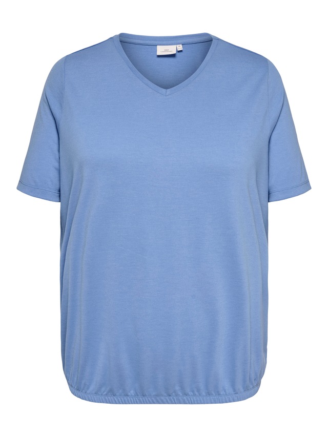 ONLY CARMAKOMA V-Shirt »CARCORAL S/S V-NECK TEE JRS«