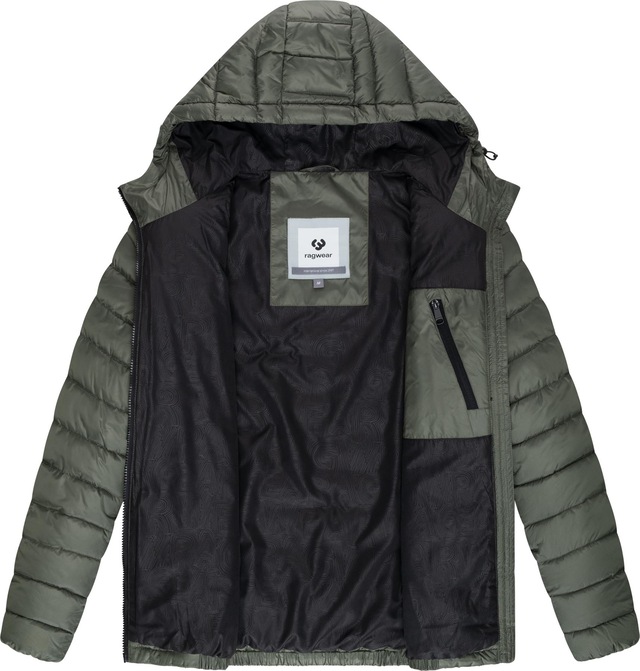 Ragwear Steppjacke »Vellos YOUMODO« mit Kapuze Gesteppte Winterjacke mit verstellbarer Kapuze