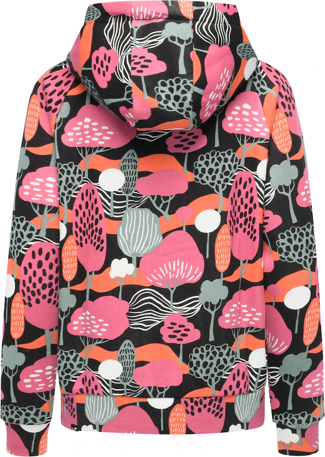 Ragwear Sweatjacke »Fllawia Print« modische Damen Zip-Jacke mit Allover-Print
