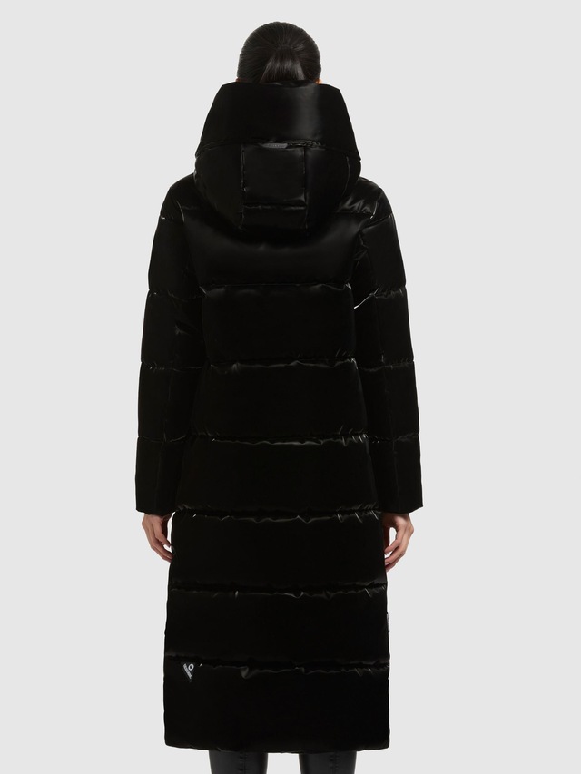khujo Steppmantel »Soulani5 Shiny« warmer Damen Wintermantel aus glänzendem Obermaterial