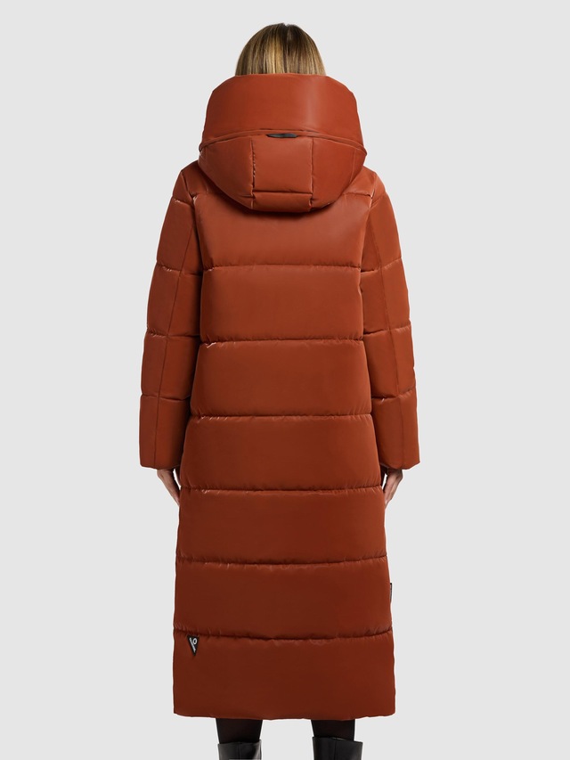 khujo Steppmantel »Soulani5 Shiny« warmer Damen Wintermantel aus glänzendem Obermaterial
