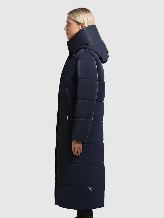 khujo Steppmantel »Soulani5 Shiny« warmer Damen Wintermantel aus glänzendem Obermaterial