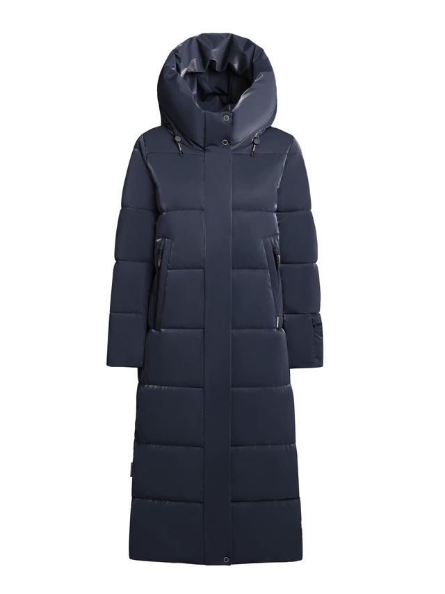 khujo Steppmantel »Soulani5 Shiny« warmer Damen Wintermantel aus glänzendem Obermaterial