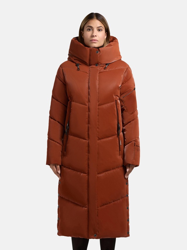 khujo Wintermantel »Pulset Shiny« Winter Steppmantel aus einem auffällig glänzendem Material