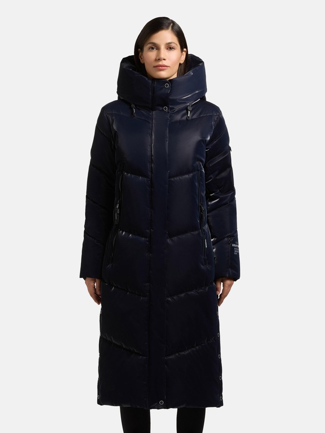 khujo Wintermantel »Pulset Shiny« Winter Steppmantel aus einem auffällig glänzendem Material