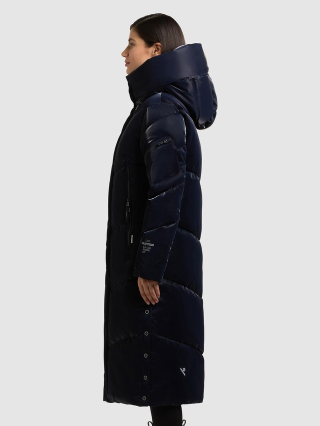 khujo Wintermantel »Pulset Shiny« Winter Steppmantel aus einem auffällig glänzendem Material