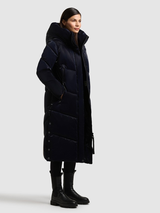 khujo Wintermantel »Pulset Shiny« Winter Steppmantel aus einem auffällig glänzendem Material