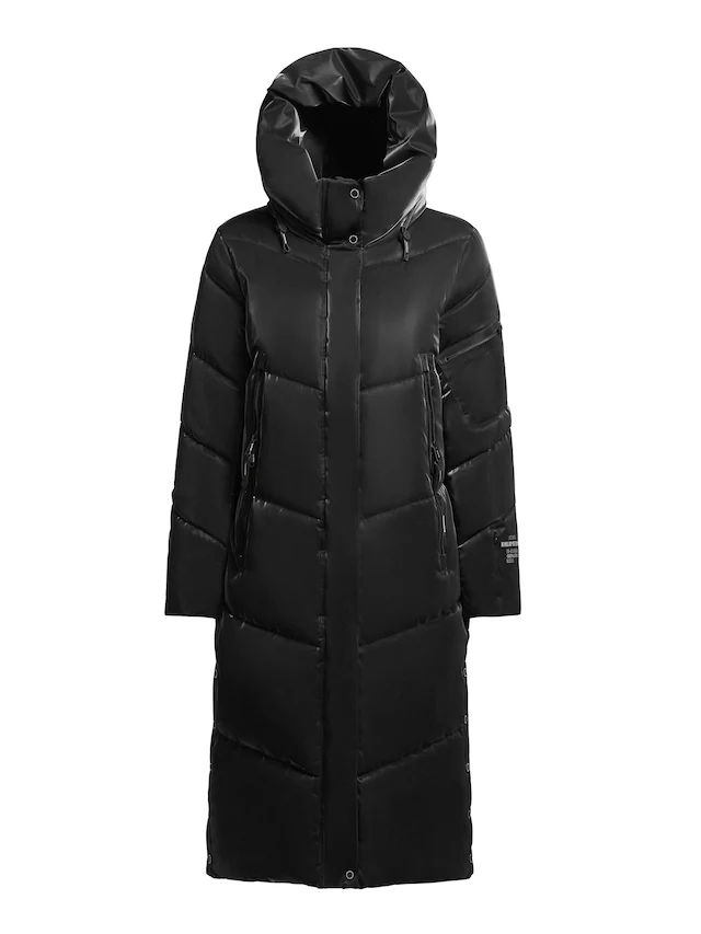 khujo Wintermantel »Pulset Shiny« Winter Steppmantel aus einem auffällig glänzendem Material
