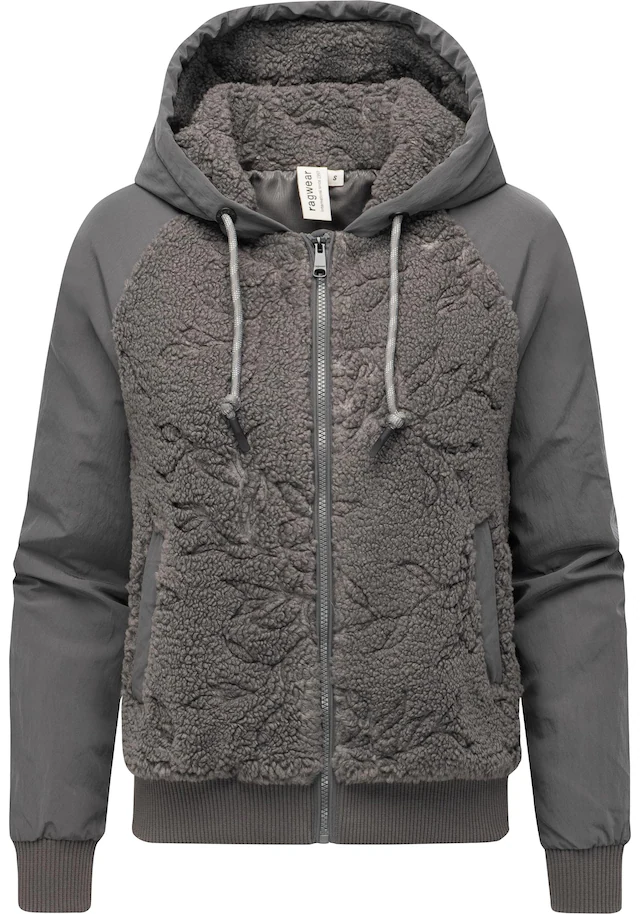 Ragwear Plüschjacke »Talianita YOUMODO« mit Kapuze Leicht gefütterte Teddyjacke mit Kapuze