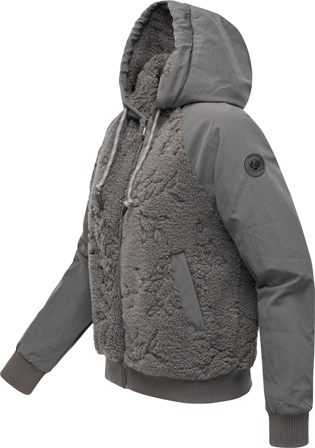 Ragwear Plüschjacke »Talianita YOUMODO« mit Kapuze Leicht gefütterte Teddyjacke mit Kapuze