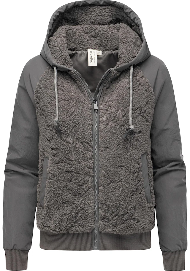 Ragwear Plüschjacke »Talianita YOUMODO« mit Kapuze Leicht gefütterte Teddyjacke mit Kapuze