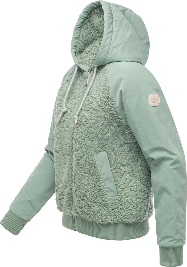 Ragwear Plüschjacke »Talianita YOUMODO« mit Kapuze Leicht gefütterte Teddyjacke mit Kapuze