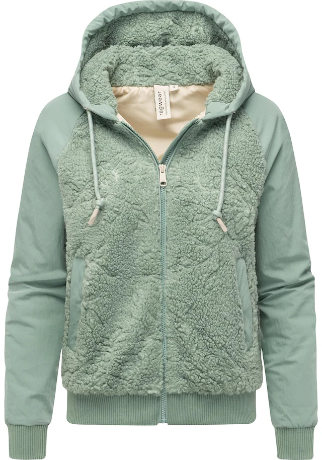 Ragwear Plüschjacke »Talianita YOUMODO« mit Kapuze Leicht gefütterte Teddyjacke mit Kapuze