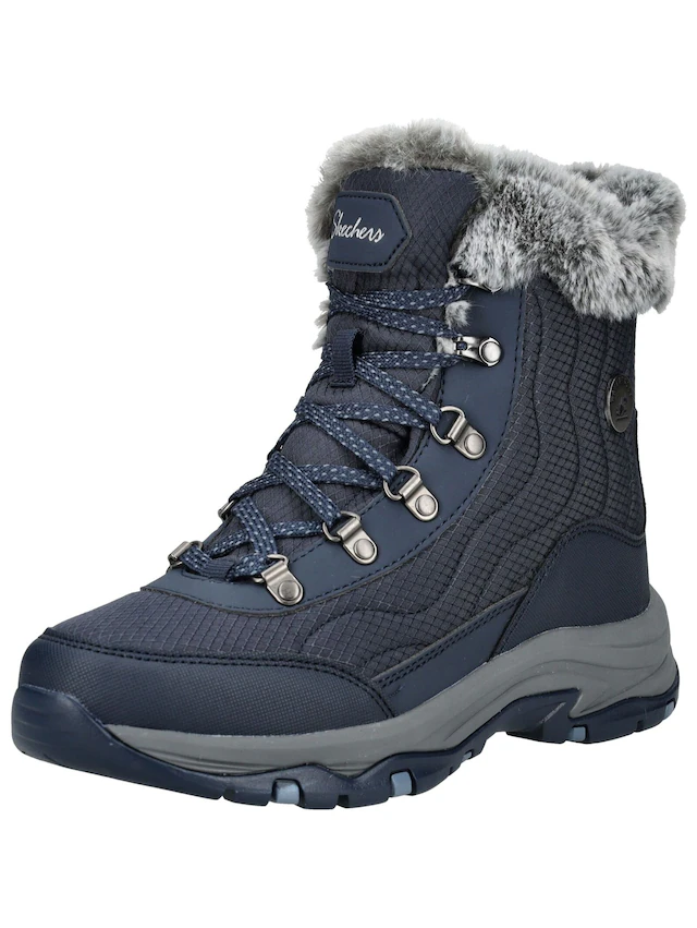 Skechers Schnürstiefelette »Skechers Stiefelette Lederimitat/Textil«