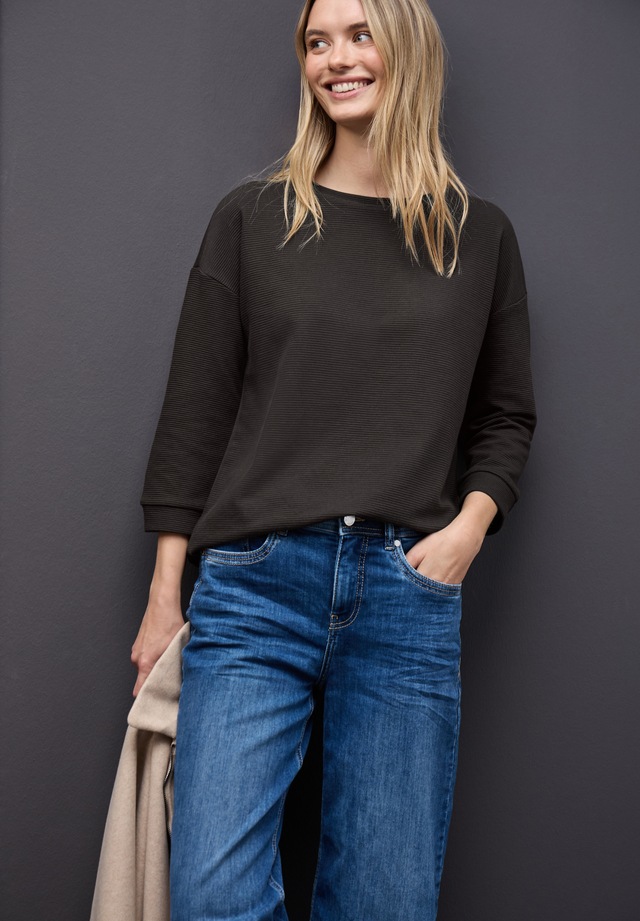 STREET ONE 3/4-Arm-Shirt mit 3/4 Ärmeln