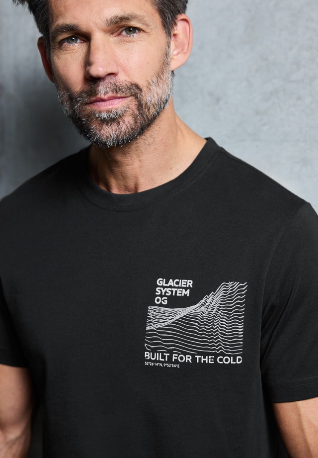 STREET ONE MEN T-Shirt aus reiner Baumwolle