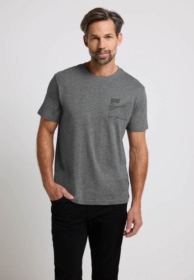 STREET ONE MEN T-Shirt aus reiner Baumwolle