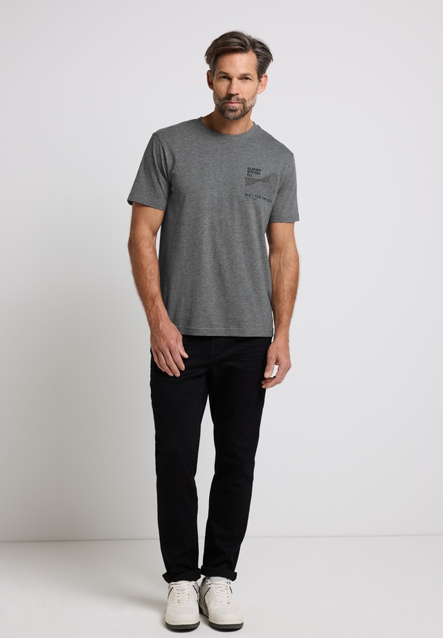 STREET ONE MEN T-Shirt aus reiner Baumwolle
