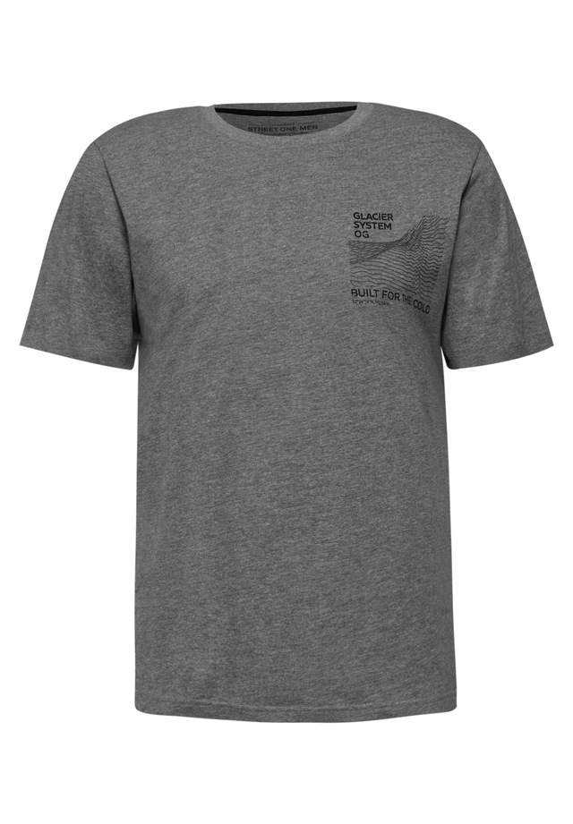 STREET ONE MEN T-Shirt aus reiner Baumwolle