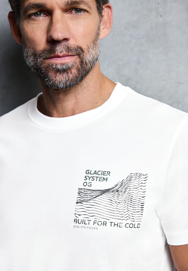 STREET ONE MEN T-Shirt aus reiner Baumwolle