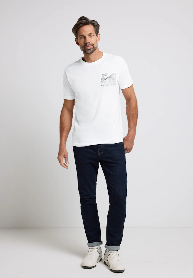STREET ONE MEN T-Shirt aus reiner Baumwolle