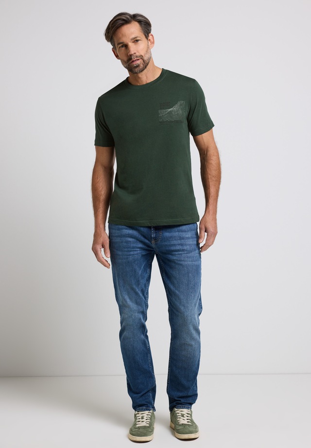 STREET ONE MEN T-Shirt aus reiner Baumwolle