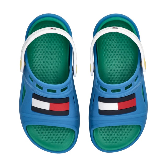 Tommy Hilfiger Badesandale Badeschuh, Clog mit schwenkarem Riemchen