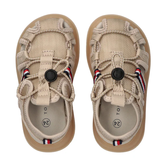 Tommy Hilfiger Sandale Trekking Schuh, Sommerschuh mit praktischem Schnellverschluss