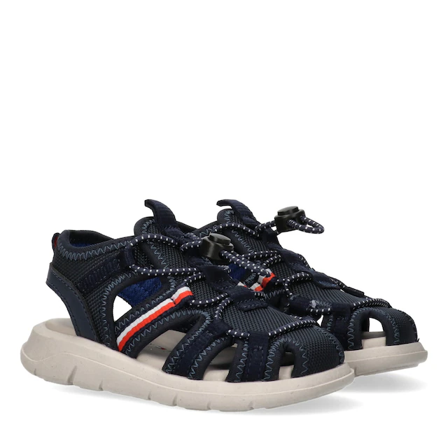Tommy Hilfiger Sandale Trekking Schuh, Sommerschuh mit praktischem Schnellverschluss