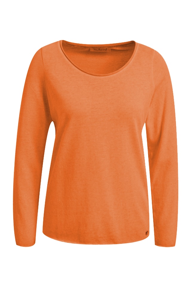 Smith & Soul Langarmshirt tiefer Rundhals, regular fit