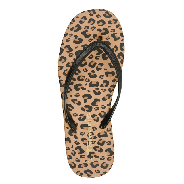 Tamaris Zehentrenner Dianette, Sommerschuh, Pool Slide, Flat mit stylischen Print