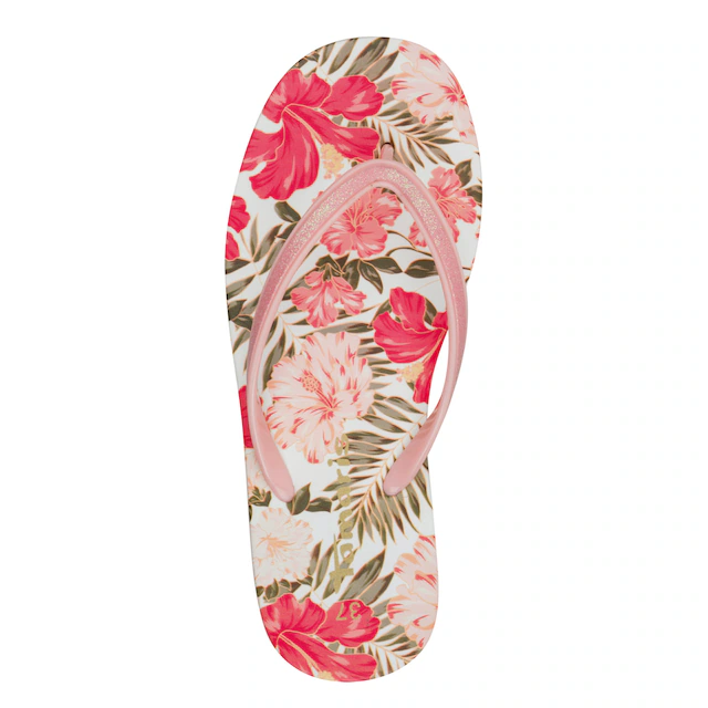 Tamaris Zehentrenner Dianette, Sommerschuh, Pool Slide, Flat mit stylischen Print