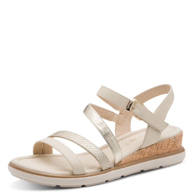 Tamaris Keilsandalette Sommerschuh, Riemchensandale in veganer Verarbeitung