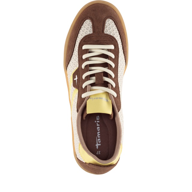 Tamaris Sneaker Freizeitschuh, Halbschuh, Schnürschuh im modischen Retro-Look
