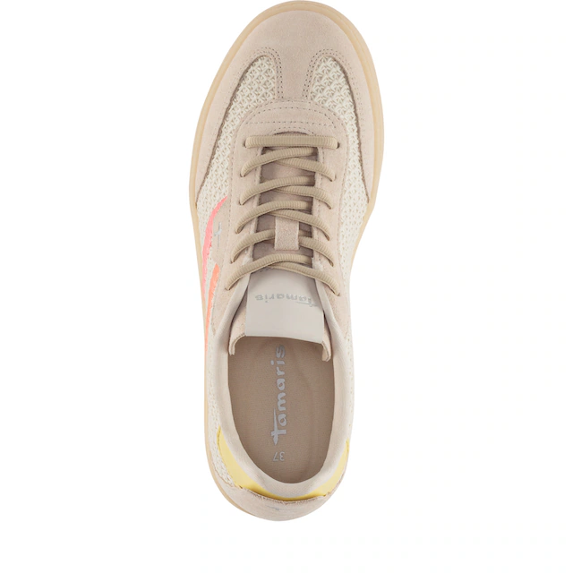 Tamaris Sneaker Freizeitschuh, Halbschuh, Schnürschuh im modischen Retro-Look