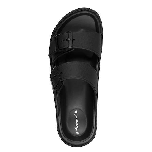 Tamaris Pantolette Schlupfschuh, Sommerschuh mit verstellbaren Schnallen