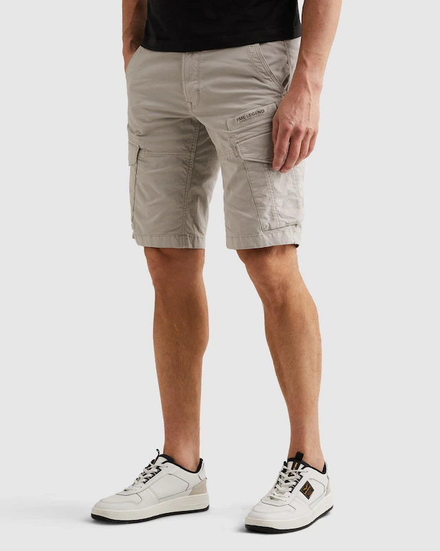 PME LEGEND Cargobermudas »NORDROP CARGO SHORTS STRETCH TWILL« normale Passform, mit Gürtelschlaufen, unifarben