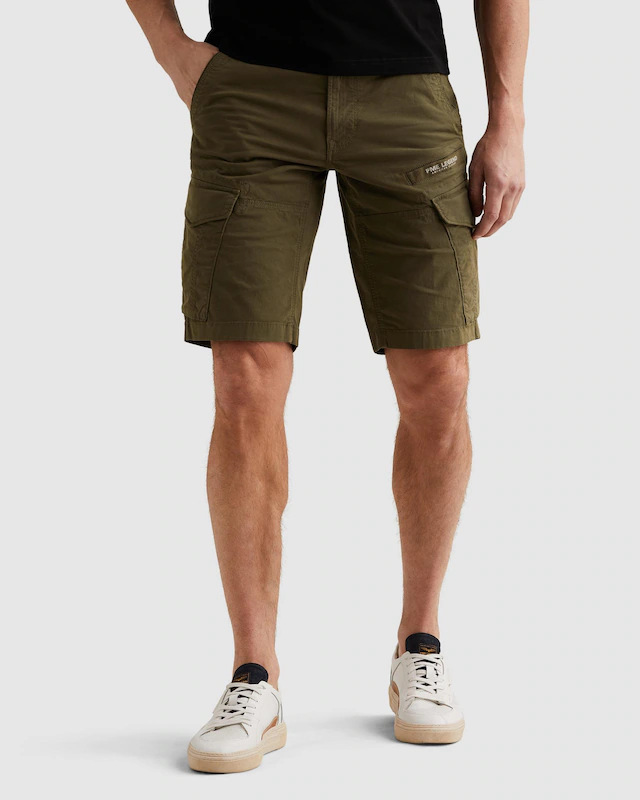 PME LEGEND Cargobermudas »NORDROP CARGO SHORTS STRETCH TWILL« normale Passform, mit Gürtelschlaufen, unifarben