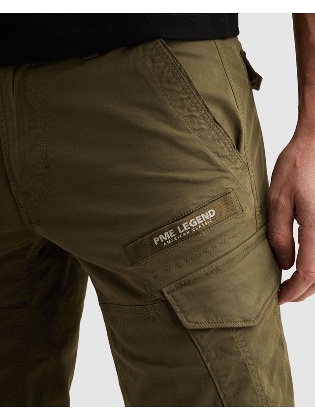 PME LEGEND Cargobermudas »NORDROP CARGO SHORTS STRETCH TWILL« normale Passform, mit Gürtelschlaufen, unifarben