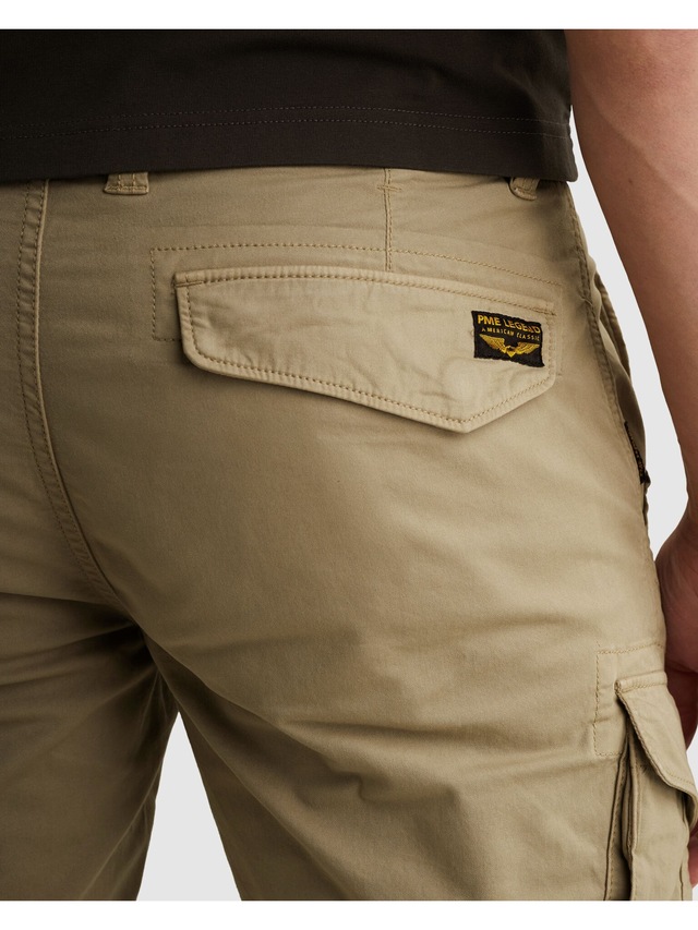 PME LEGEND Cargobermudas »NORDROP CARGO SHORTS STRETCH TWILL« normale Passform, mit Gürtelschlaufen, unifarben