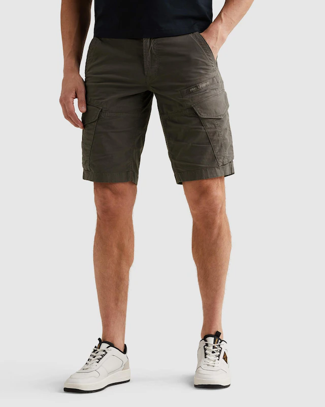 PME LEGEND Cargobermudas »NORDROP CARGO SHORTS STRETCH TWILL« normale Passform, mit Gürtelschlaufen, unifarben