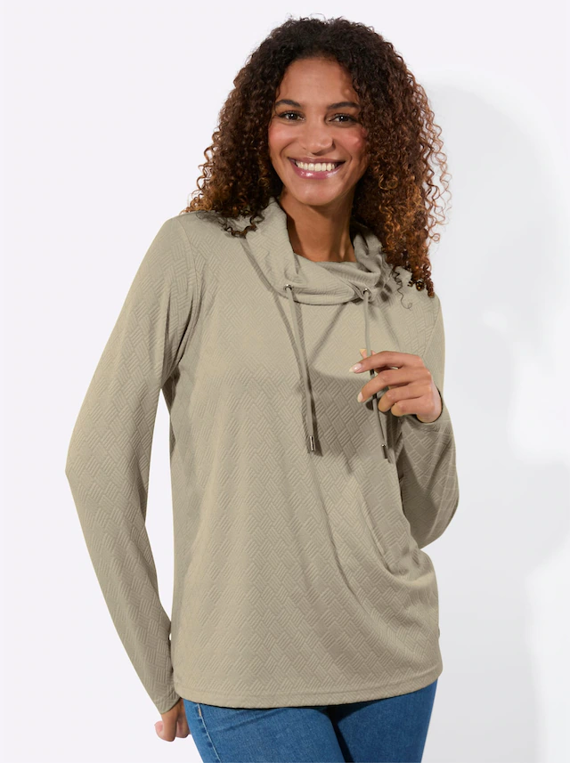 Casual Looks Langarmshirt »Rollkragen-Shirt« 1 tlg.