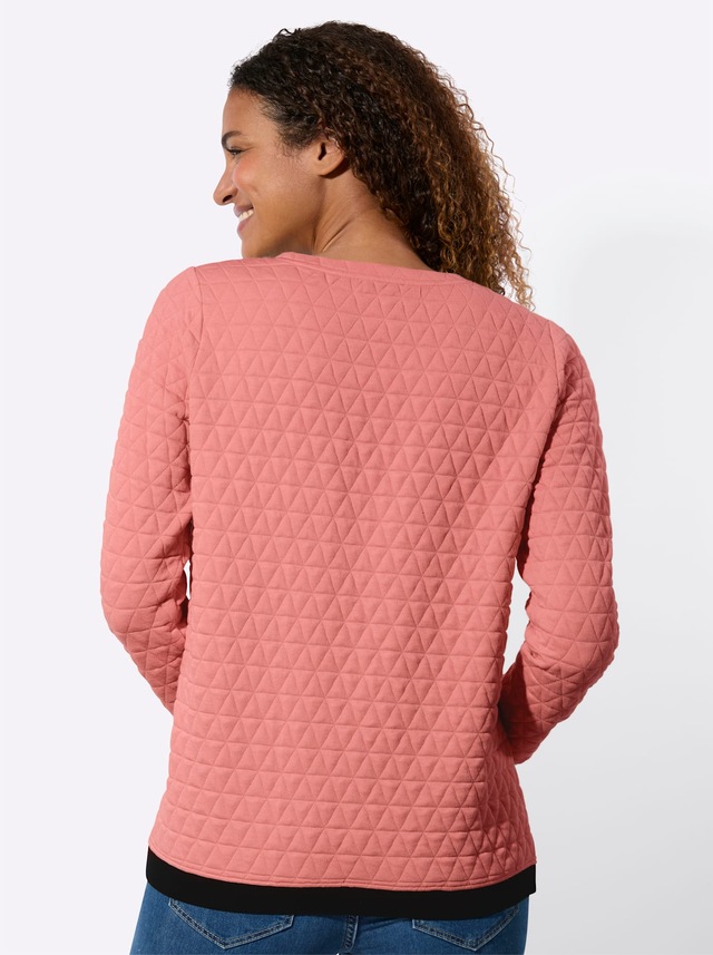 Casual Looks Langarmshirt »Jacquard-Shirt« 1 tlg.