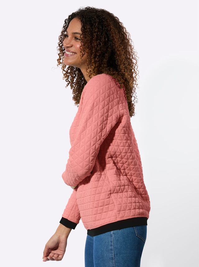 Casual Looks Langarmshirt »Jacquard-Shirt« 1 tlg.