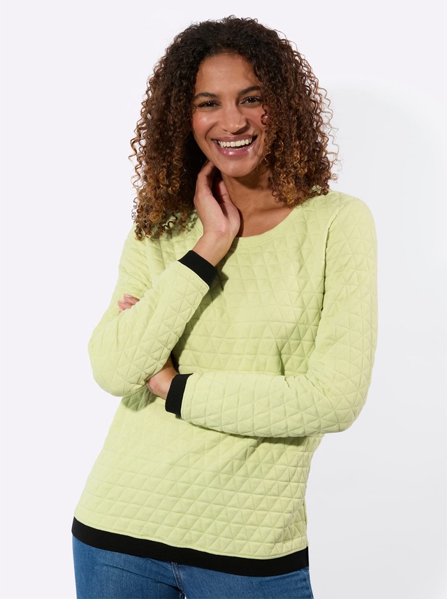 Casual Looks Langarmshirt »Jacquard-Shirt« 1 tlg.